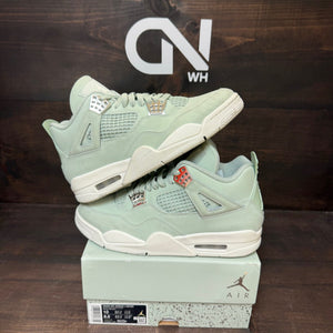 Jordan 4 Retro Seafoam Sail (Women's) - Image 1