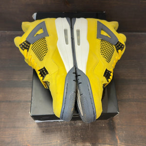 Jordan 4 Retro Lightning (2021) Size 10 (Pre-Owned) - Image 4