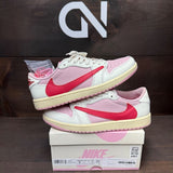 Jordan 1 Retro Low OG SP Travis Scott Sail Tropical Pink - Image 1