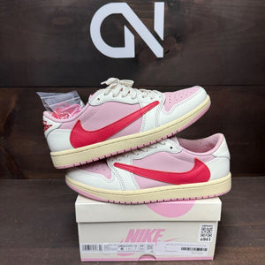 Jordan 1 Retro Low OG SP Travis Scott Sail Tropical Pink - Image 1