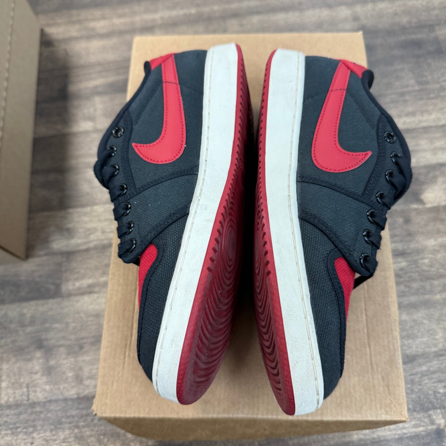 Bred Jordan 1 Retro AJKO Low (USED, No Box)