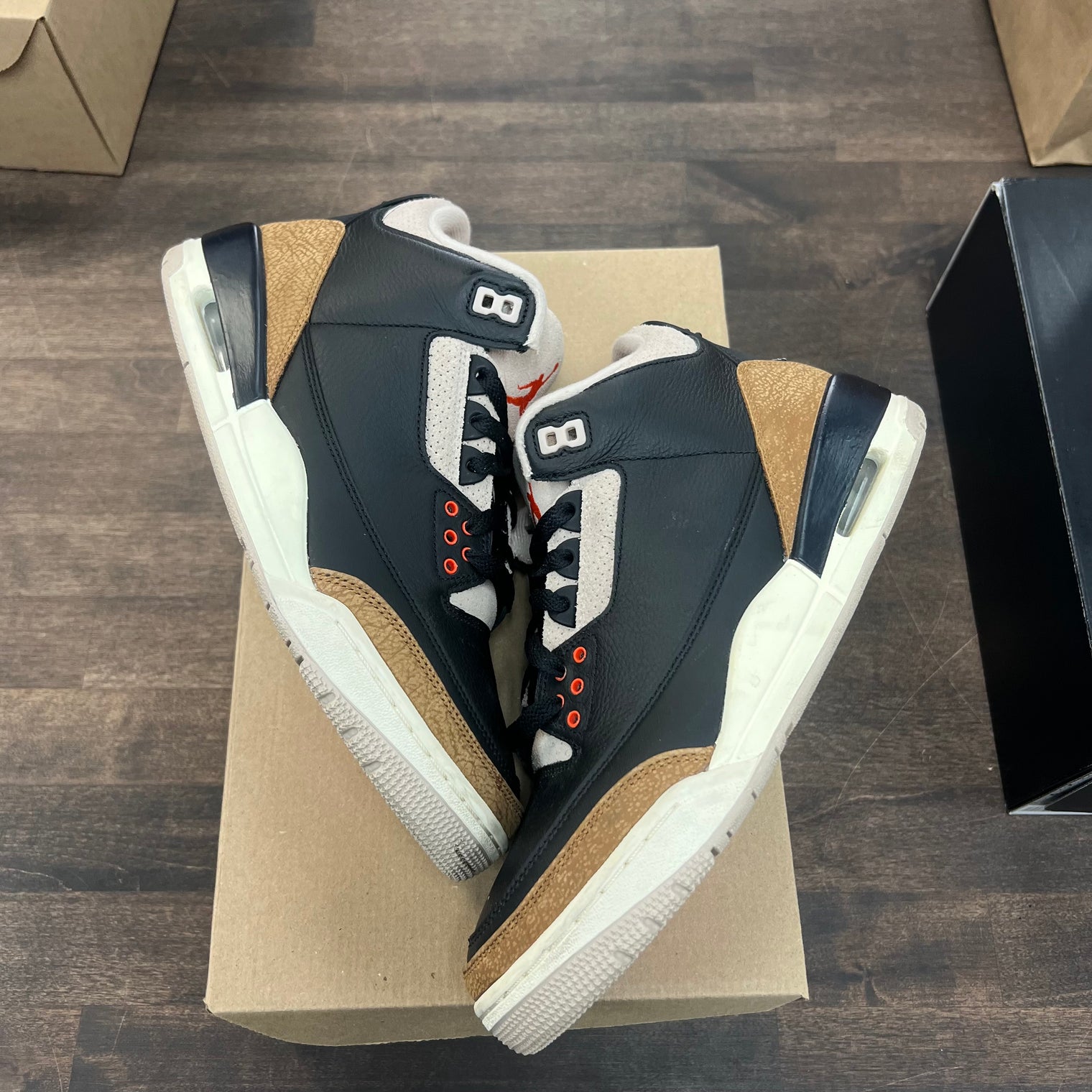 Desert Elephant Jordan 3 (USED, No Box, No Insoles)