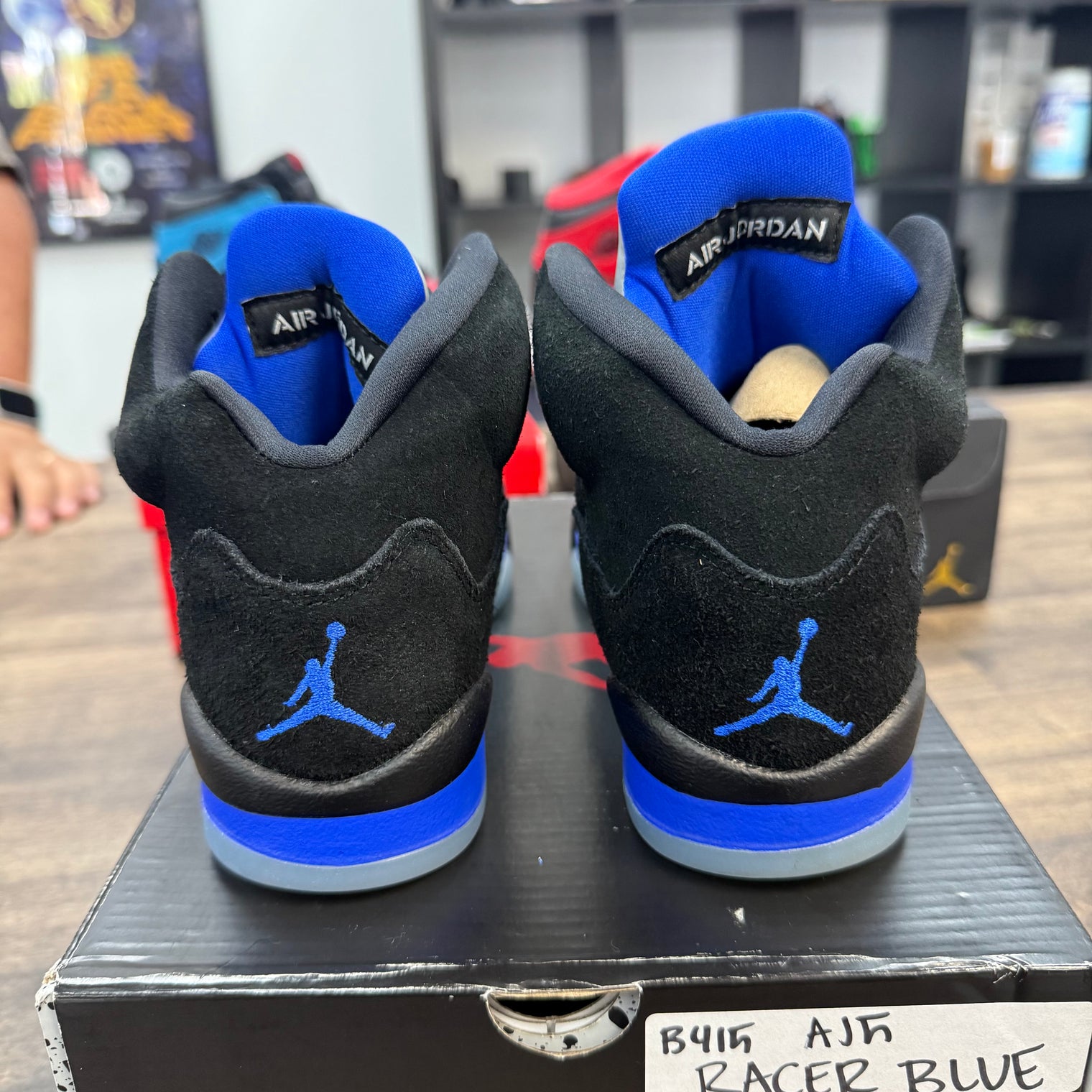 Racer Blue Jordan 5 (GS) (Lightly worn)