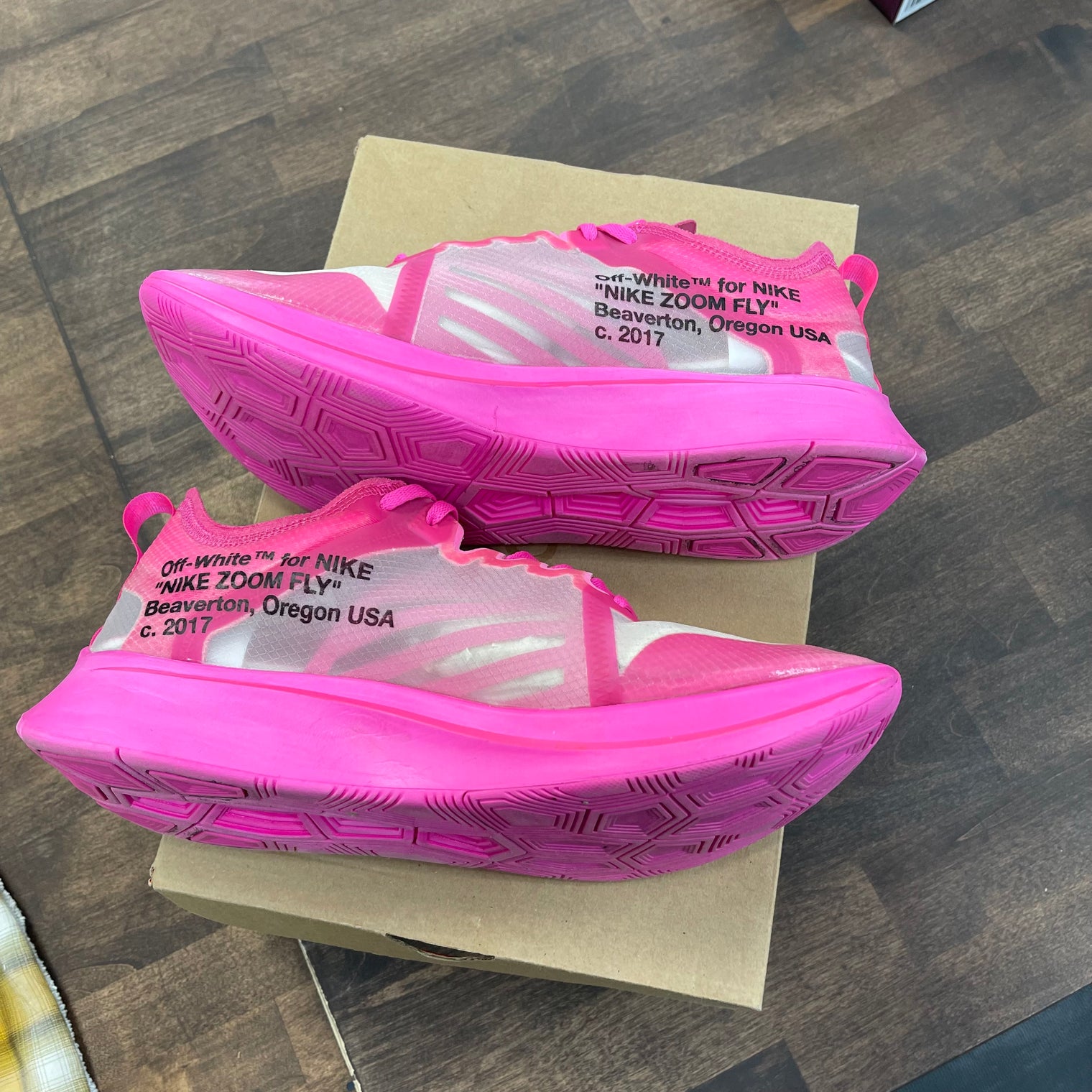 Nike Off White Zoom Fly Pink (USED)