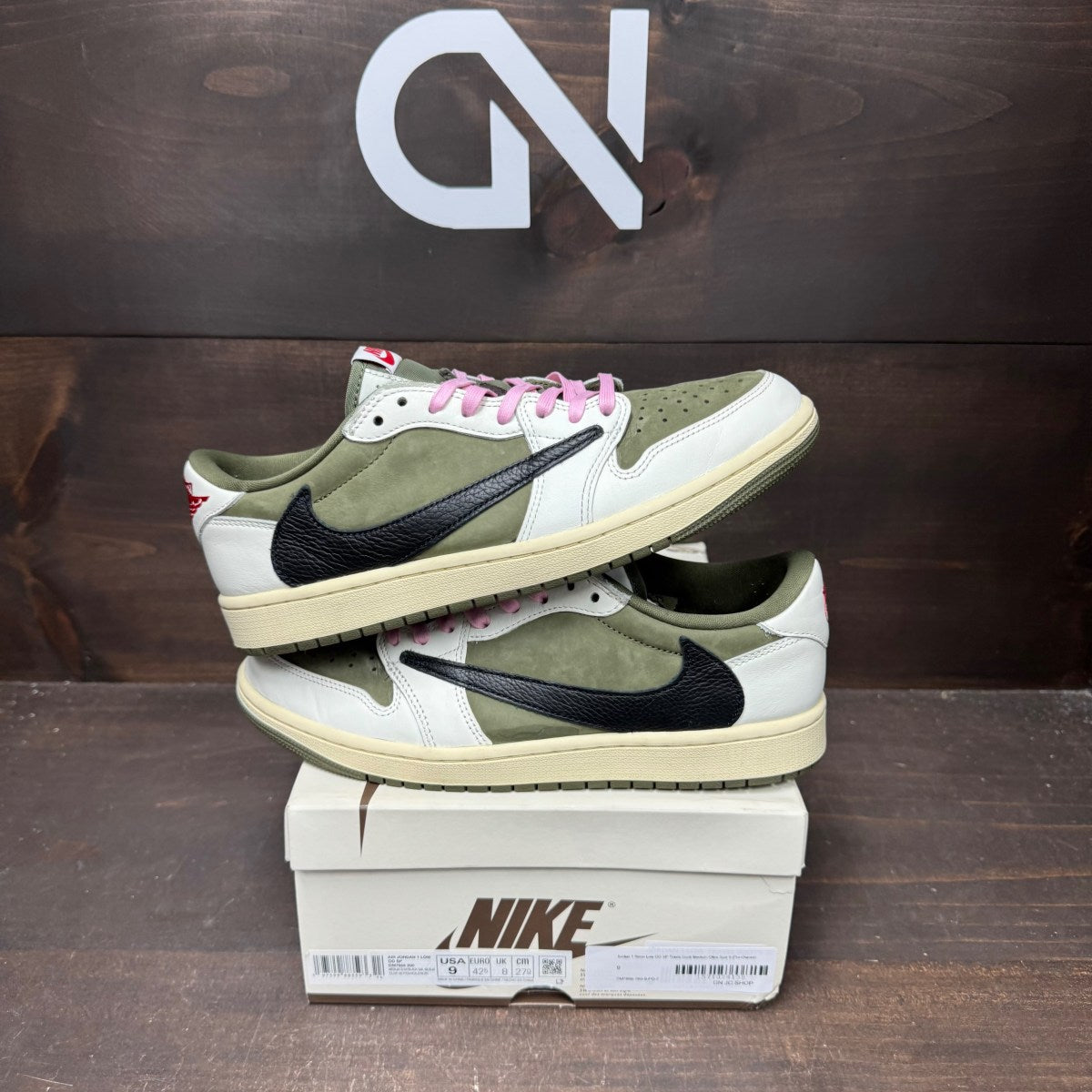 Jordan 1 Retro Low OG SP Travis Scott Medium Olive - Image 2