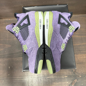 Jordan 4 Retro Canyon Purple (Women's) Size 11.5W (Pre-Owned) - side
