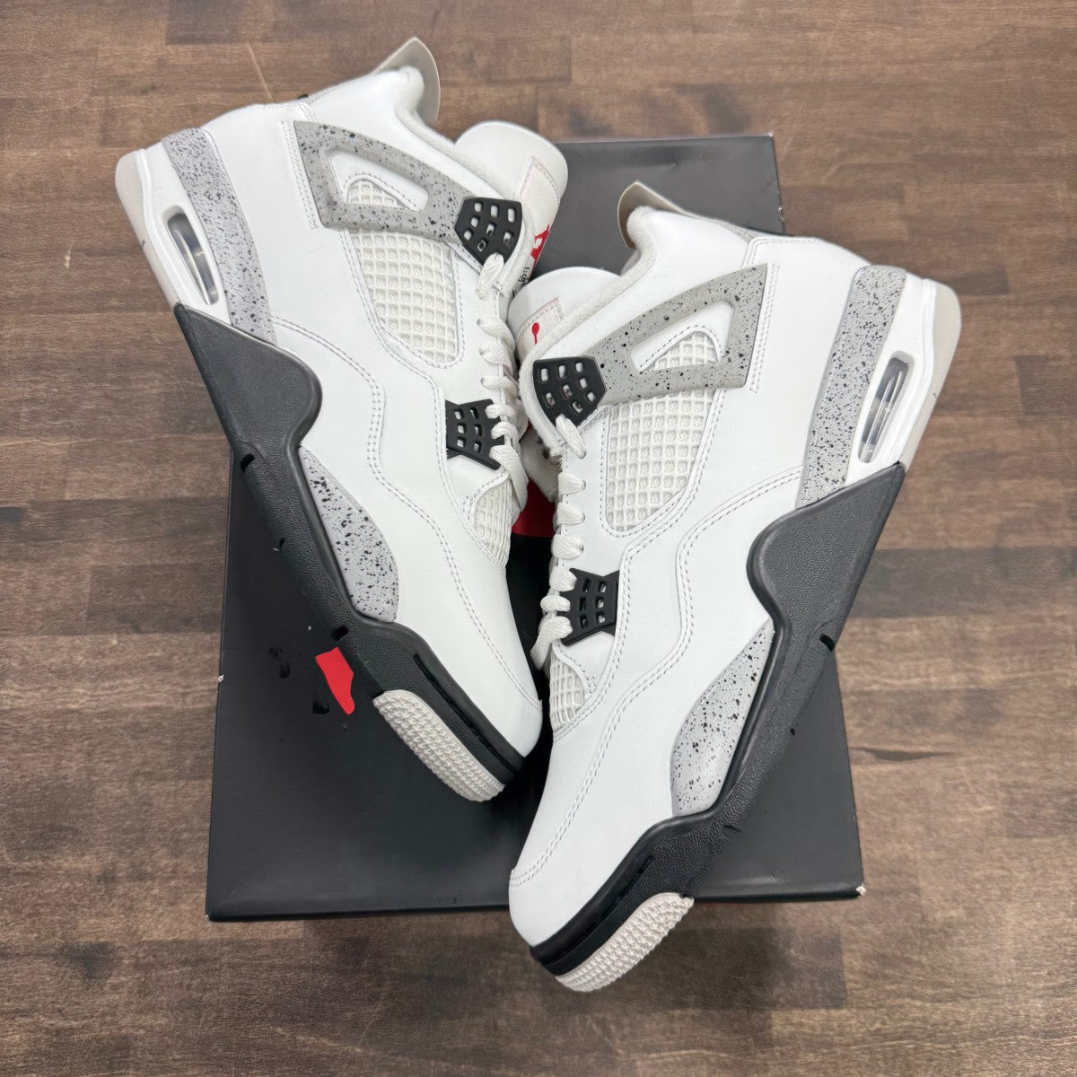 Jordan 4 Retro White Cement (2025) Size 11 (Pre-Owned) - Image 1
