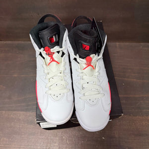 Jordan 6 Retro Infrared White (2014) (GS) - Image 2