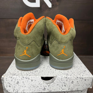 Jordan 5 Retro Olive (2024) Size 9 (Pre-Owned) - sole