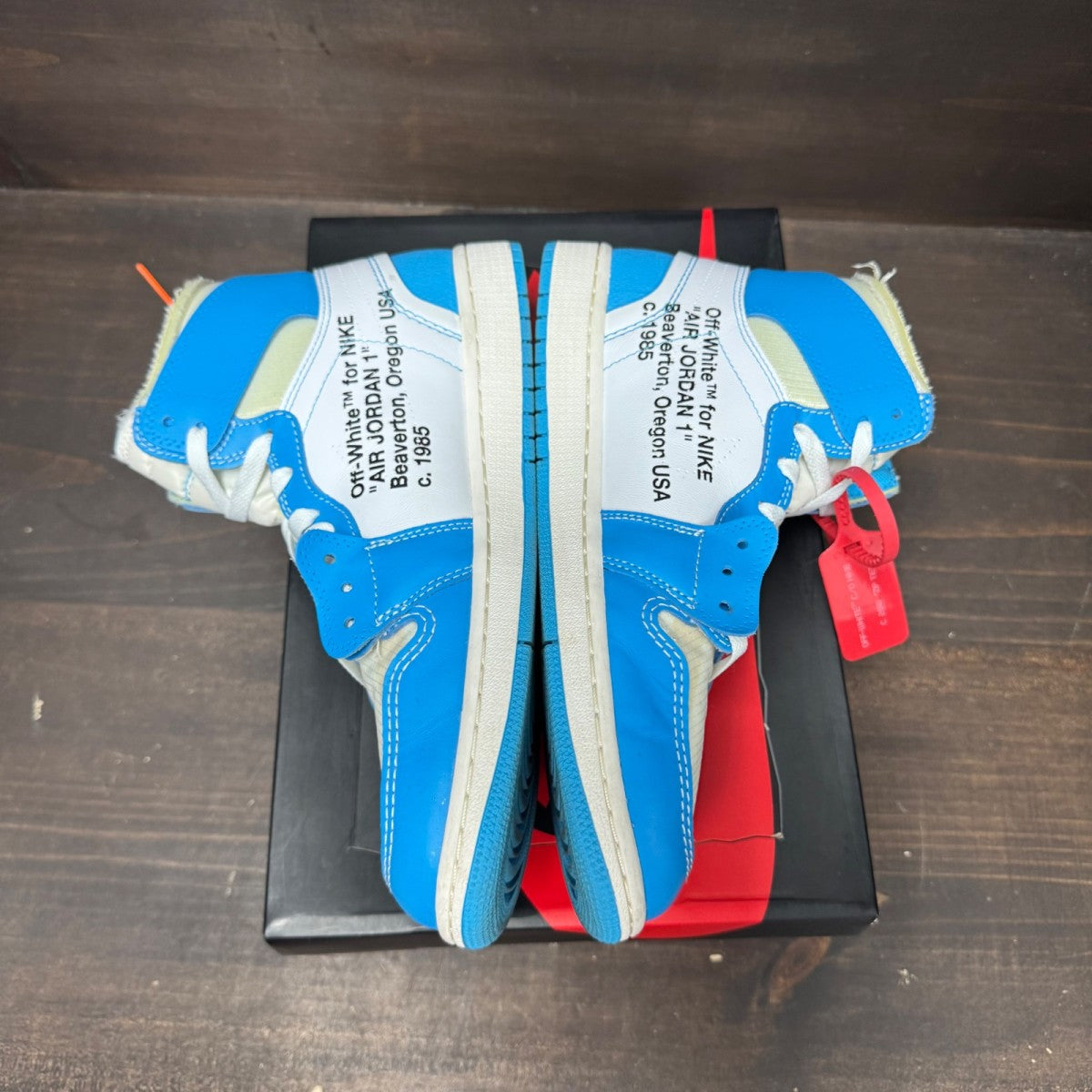 Jordan 1 Retro High Off-White University Blue - Image 4
