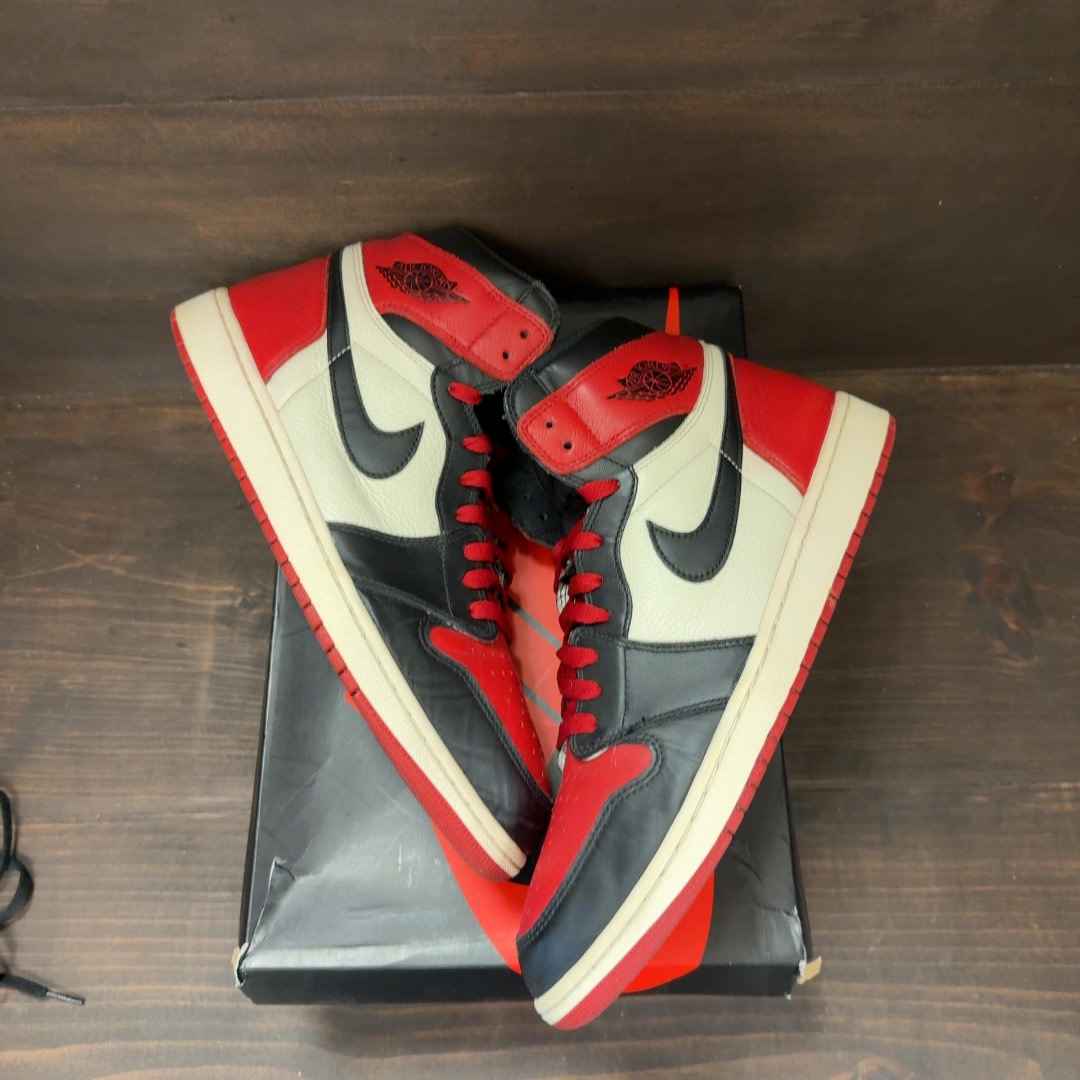 Jordan 1 Retro High Bred Toe Size 13 (Pre-Owned)
