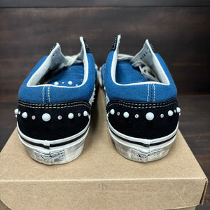 Vans LX Old Skool 36 Pearlized Pack Black Navy Size 12 (Pre-Owned) - Image 5