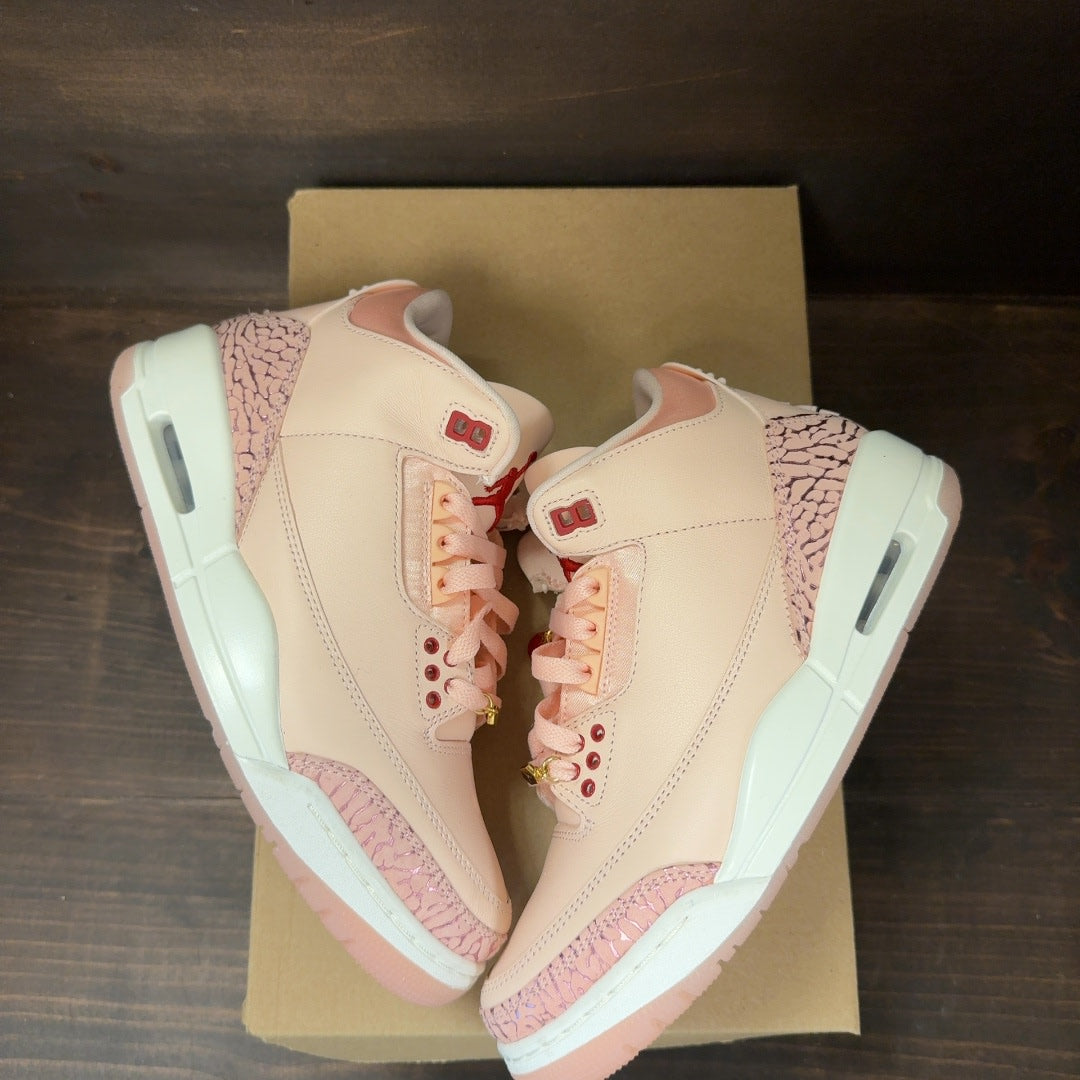 Jordan 3 Retro Valentine's Day Treat Yourself (2025) (Women's) Size 7W (Pre-Owned) - Image 2