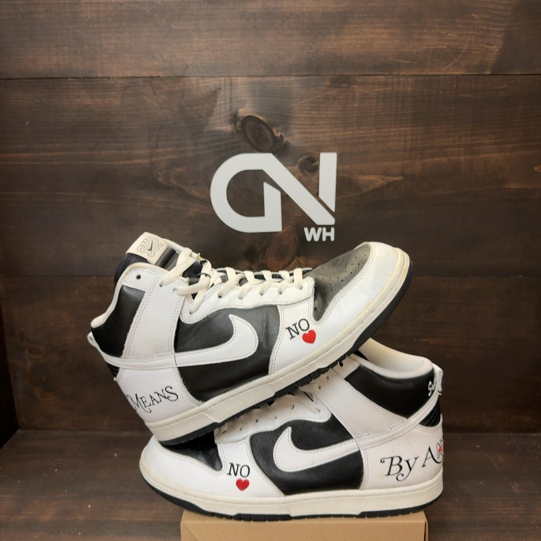 Nike SB Dunk High Supreme By Any Means Black Size 10.5 (Pre-Owned) - Image 1