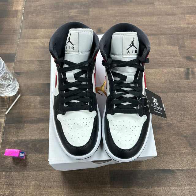 Gym Red Off Noir Jordan 1 Mid (W) (USED)
