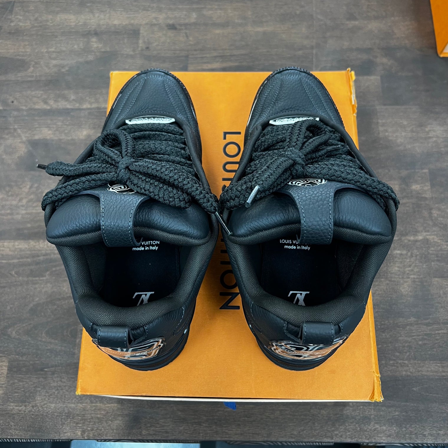 Louis Vuitton Skate Black Trainer Sneaker (USED)