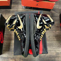 Black Metallic Gold Jordan 1 Retro High (2020) (USED)