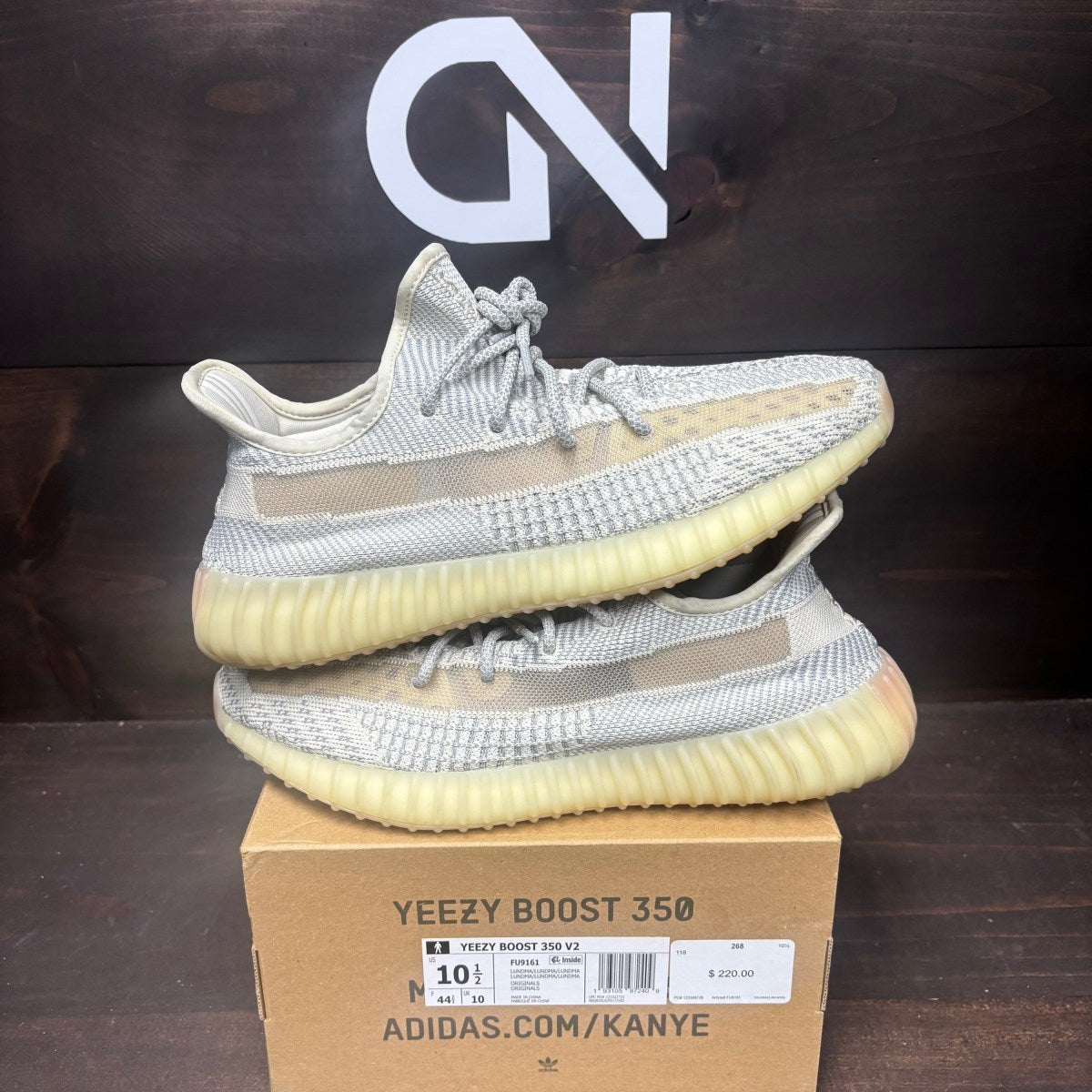 adidas Yeezy Boost 350 V2 Lundmark (Non Reflective) - Image 2