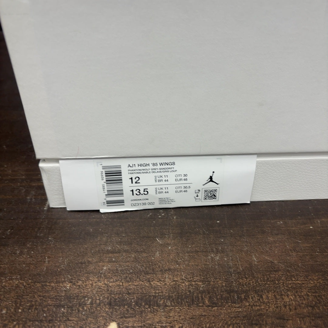 Jordan 1 Retro High '85 Wings Phantom Size 12 (Pre-Owned)