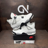 Jordan 4 Retro White Cement (2025) Size 9.5 (Pre-Owned) - front