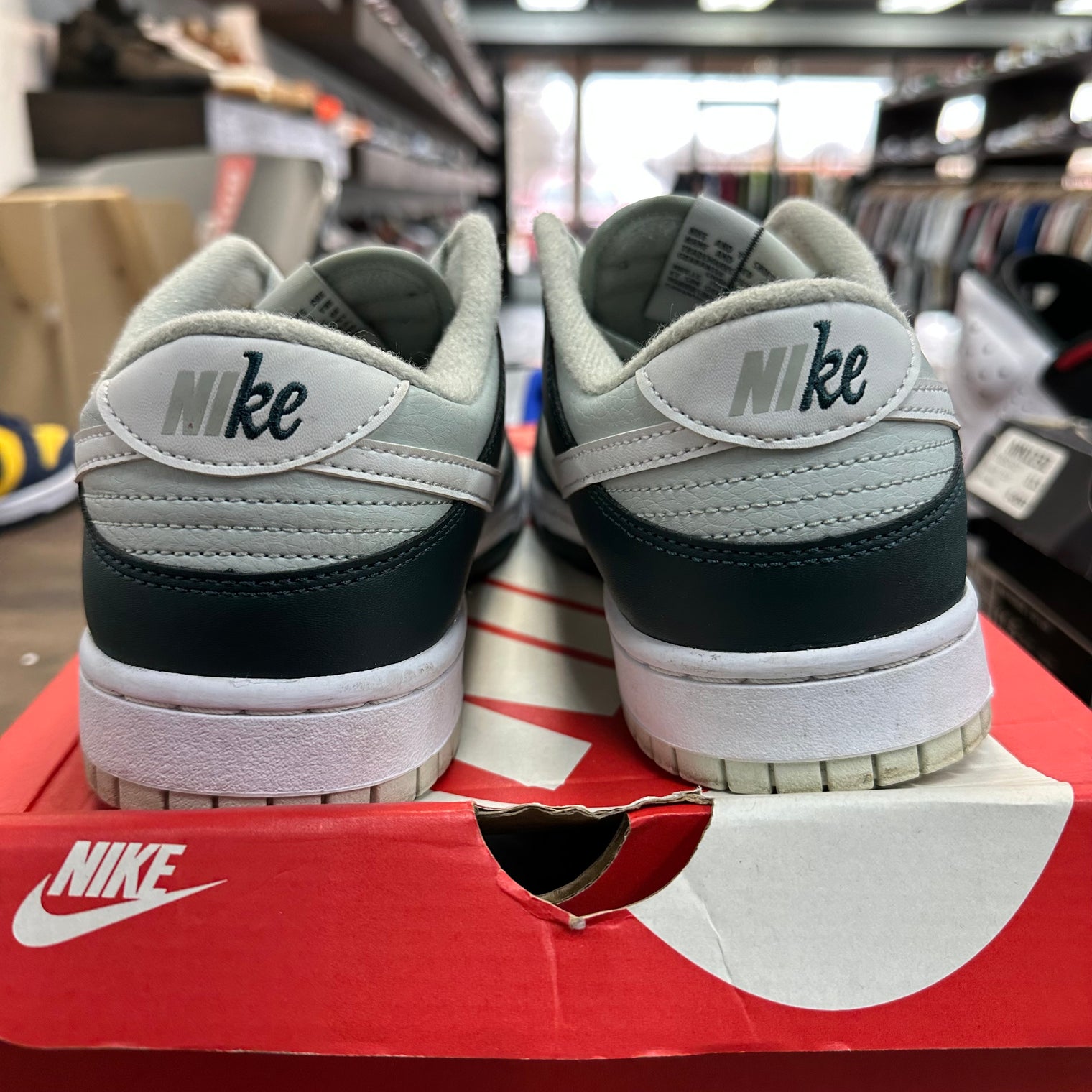 Split Deep Jungle Nike Dunk Low Retro (USED)