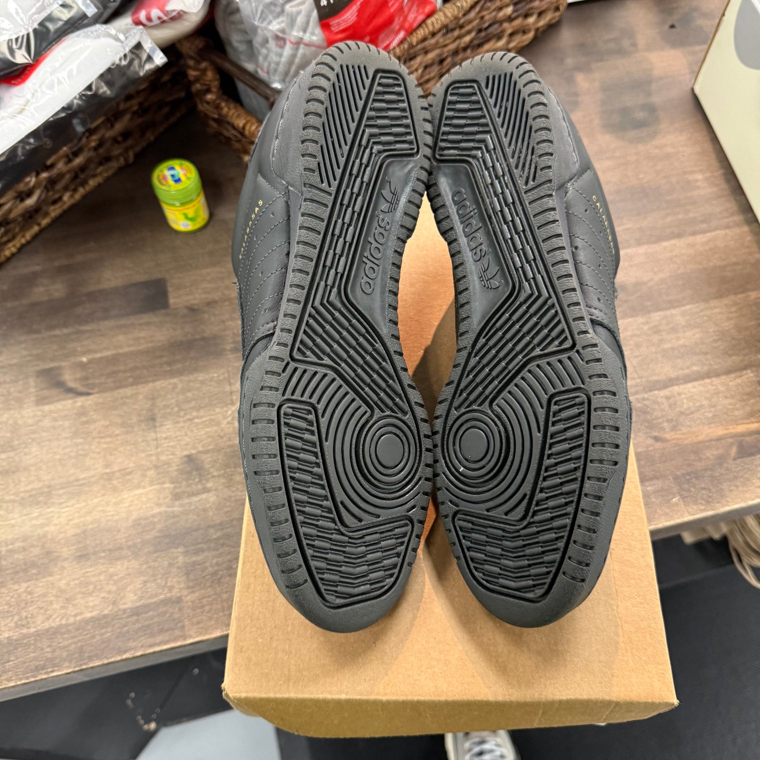 Calabasas Core Black adidas Yeezy Powerphase (USED, No Box)