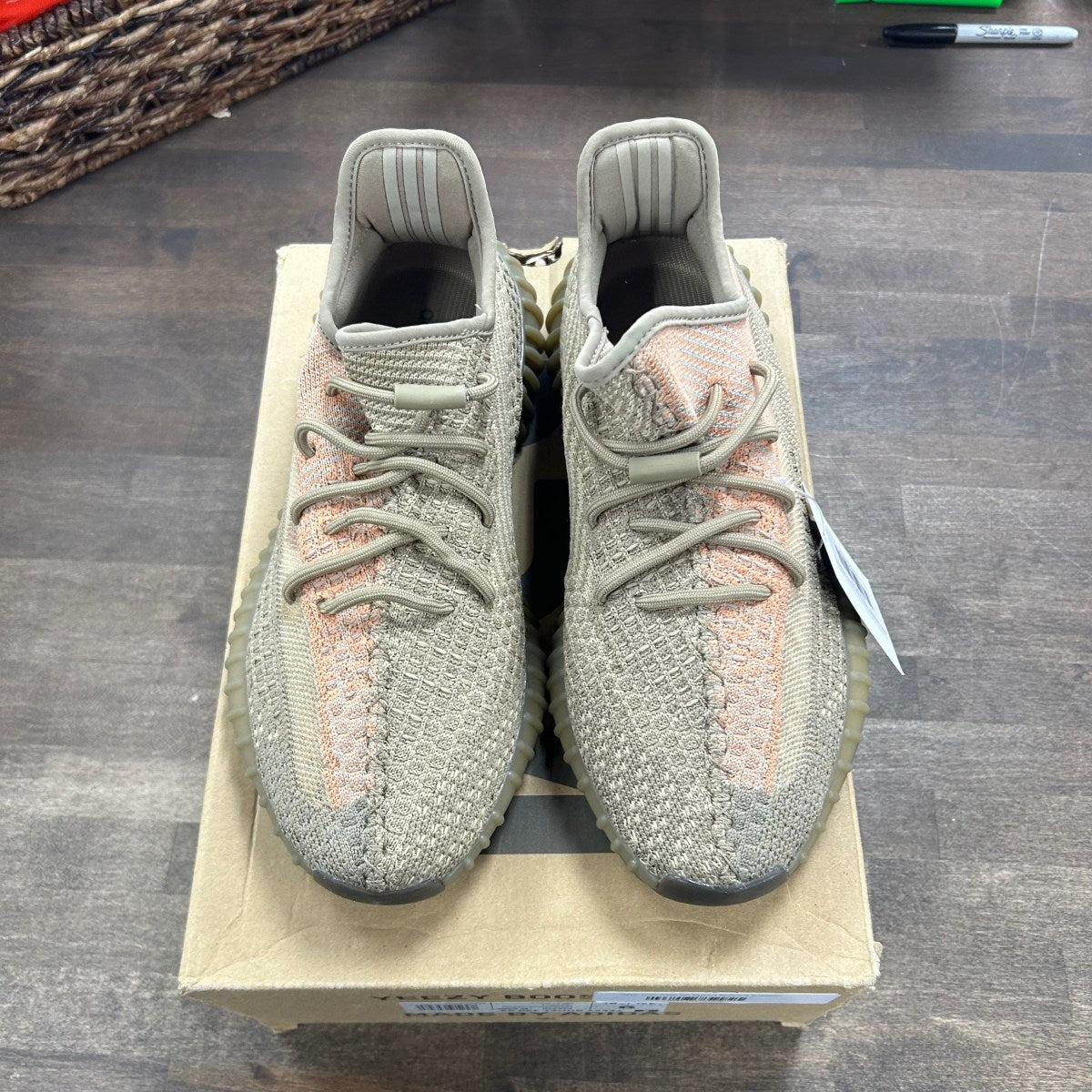 adidas Yeezy Boost 350 V2 Sand Taupe Size 9 (Pre-Owned) - Image 2