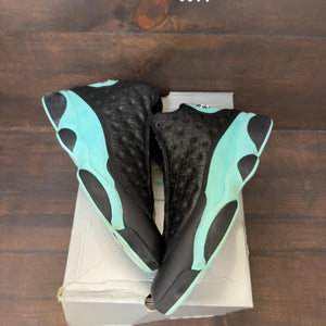 Jordan 13 Retro Black Island Green Size 13 (Pre-Owned)