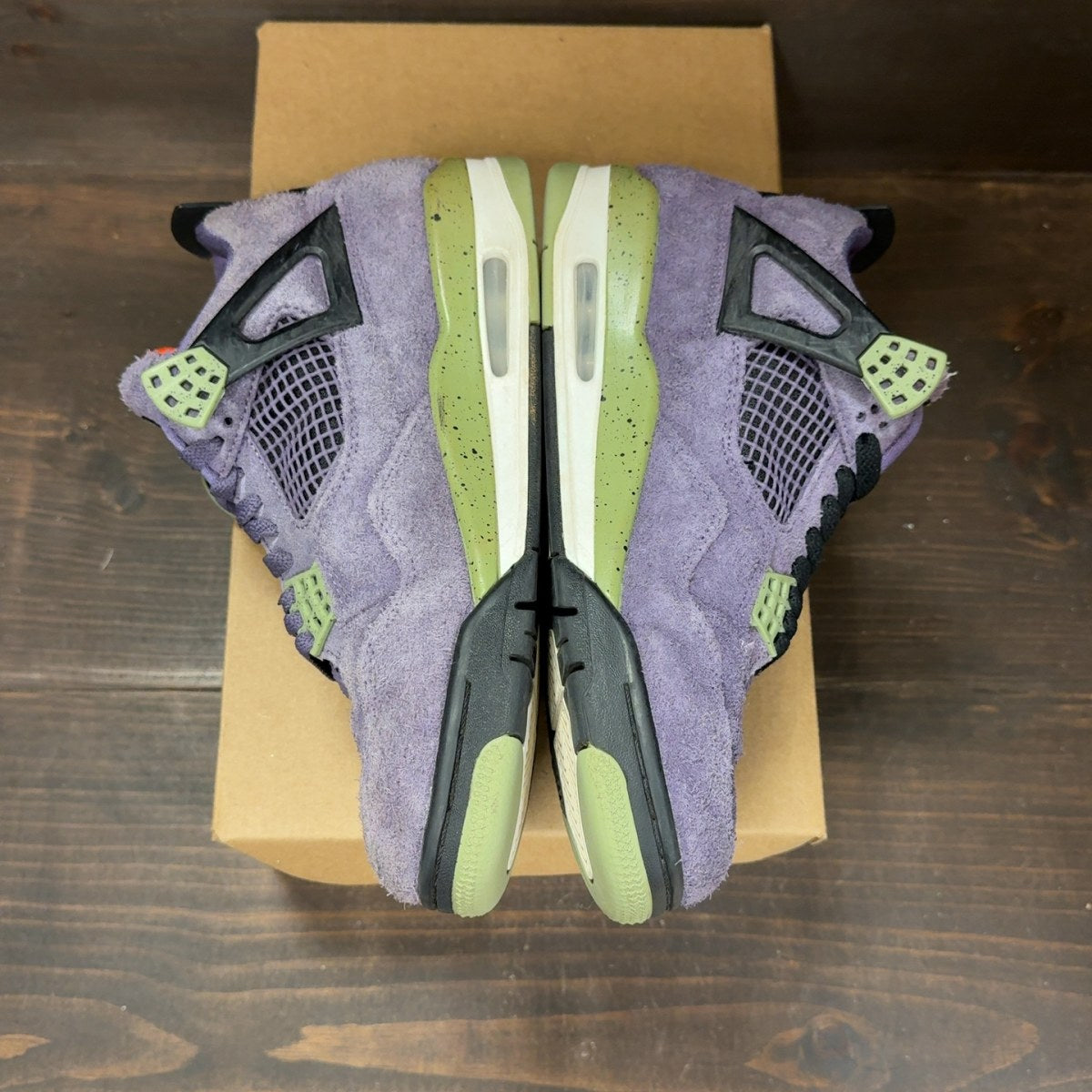 Jordan 4 Retro Canyon Purple (Women's) Size 9.5W (Pre-Owned) - Image 4