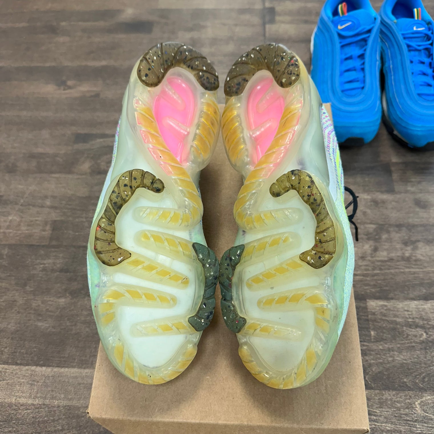 Next Nature Volt Photo Blue Air VaporMax 2021 Flyknit (USED, No Box)