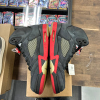 Satin Bred Jordan 5 Retro (USED, No Box)