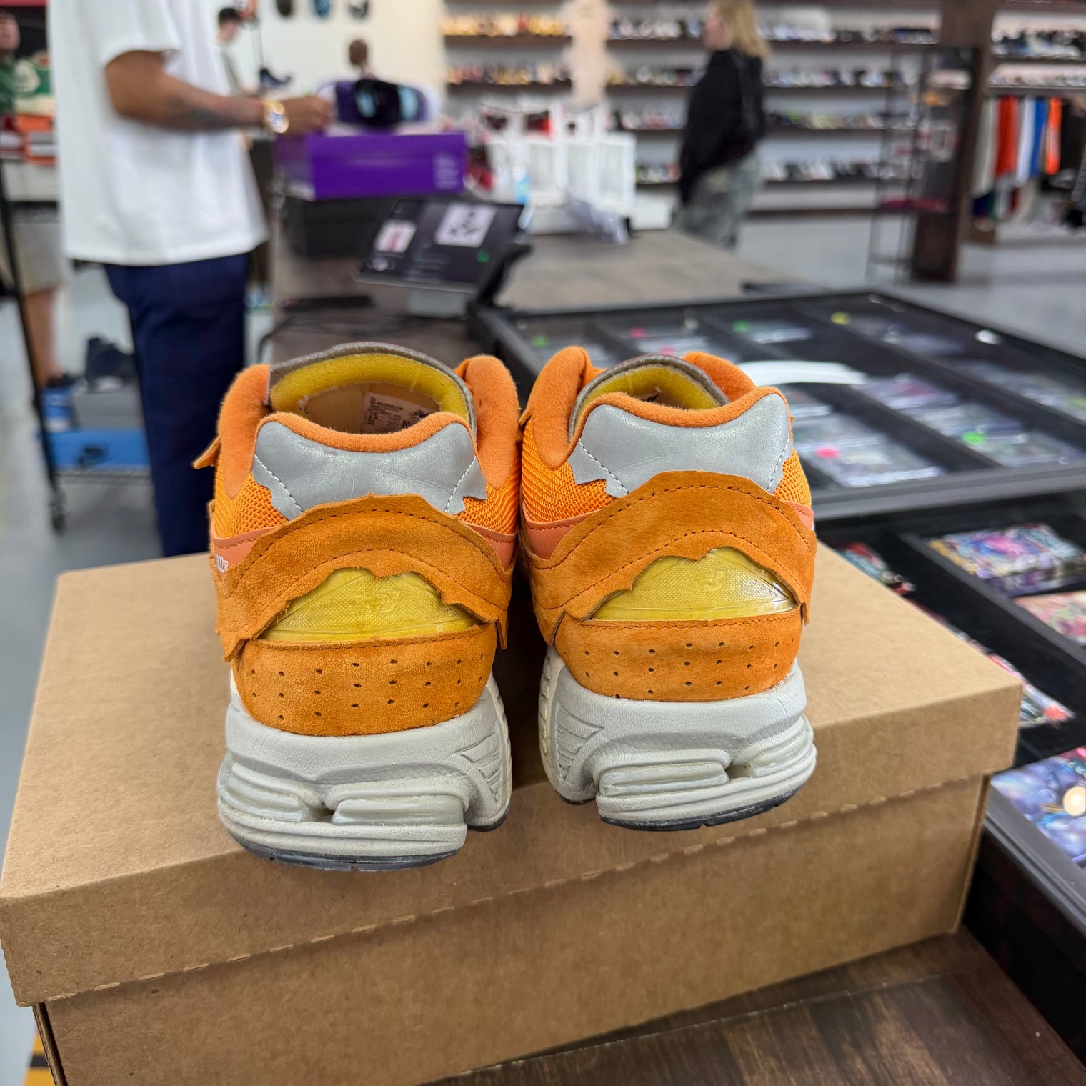 Protection Pack Vintage Orange New Balance 2002R (USED, No Box)