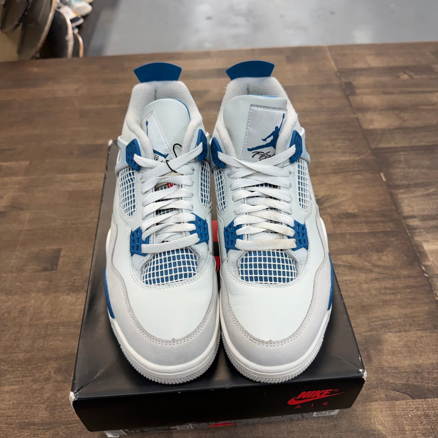 Military Blue Jordan 4 Retro (USED)