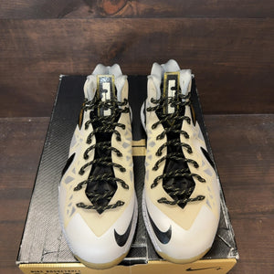 Nike LeBron X Elite+ White Gold - Image 3