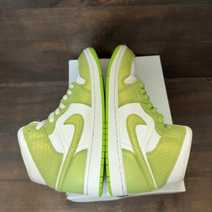 Jordan 1 Mid Green Python (Women's) - Image 6