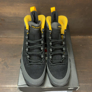 Jordan 9 Retro Dark Charcoal University Gold (GS) Size 5Y (Pre-Owned) - tag