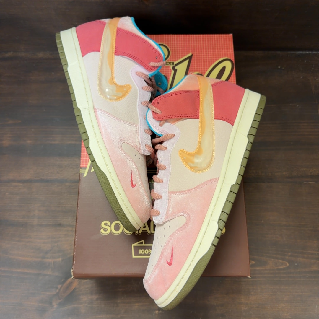 Nike Dunk Mid Social Status Free Lunch Strawberry Milk - Image 2