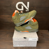 Jordan 5 Retro Olive (2024) Size 10.5 (Pre-Owned) - front
