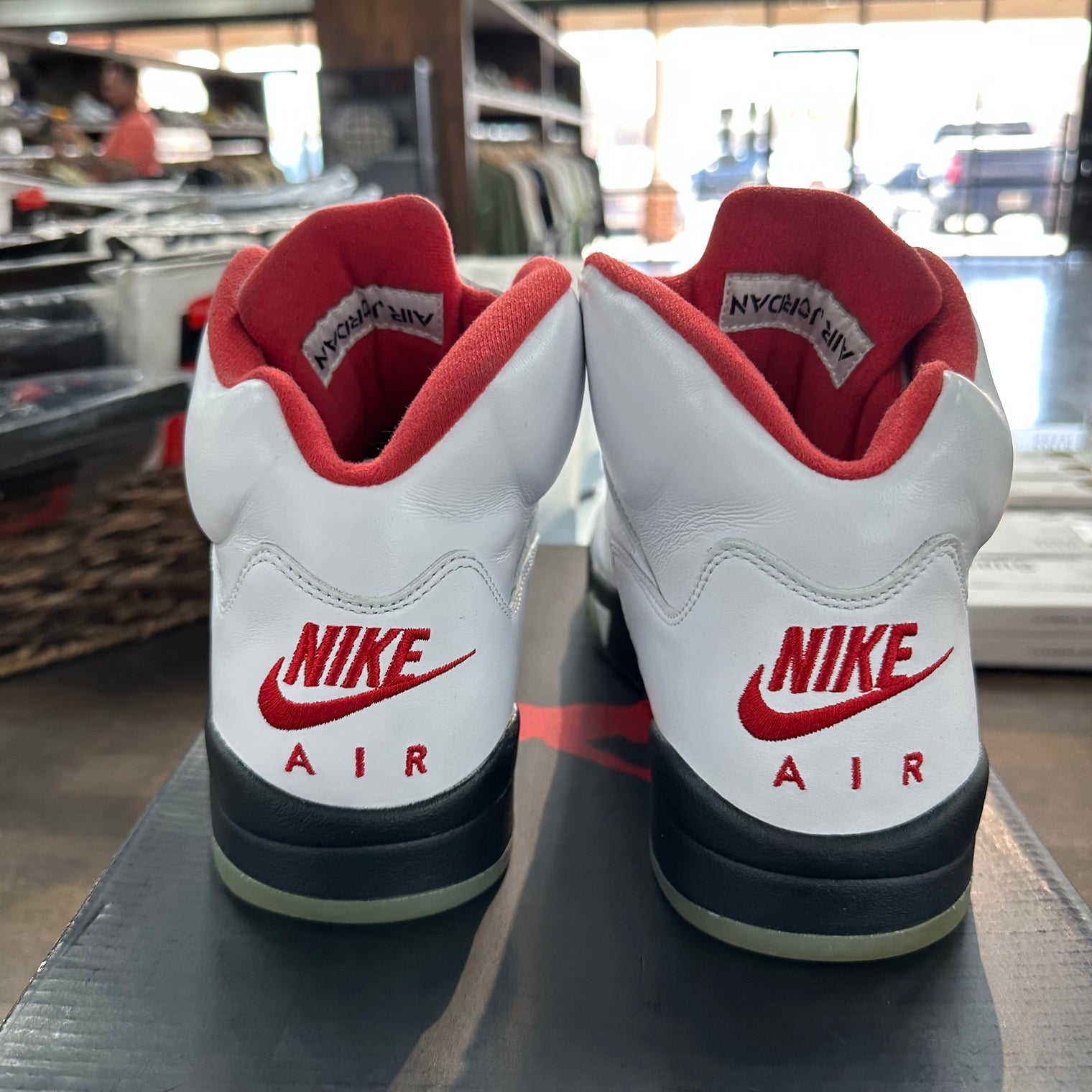 Fire Red Jordan 5 (USED)