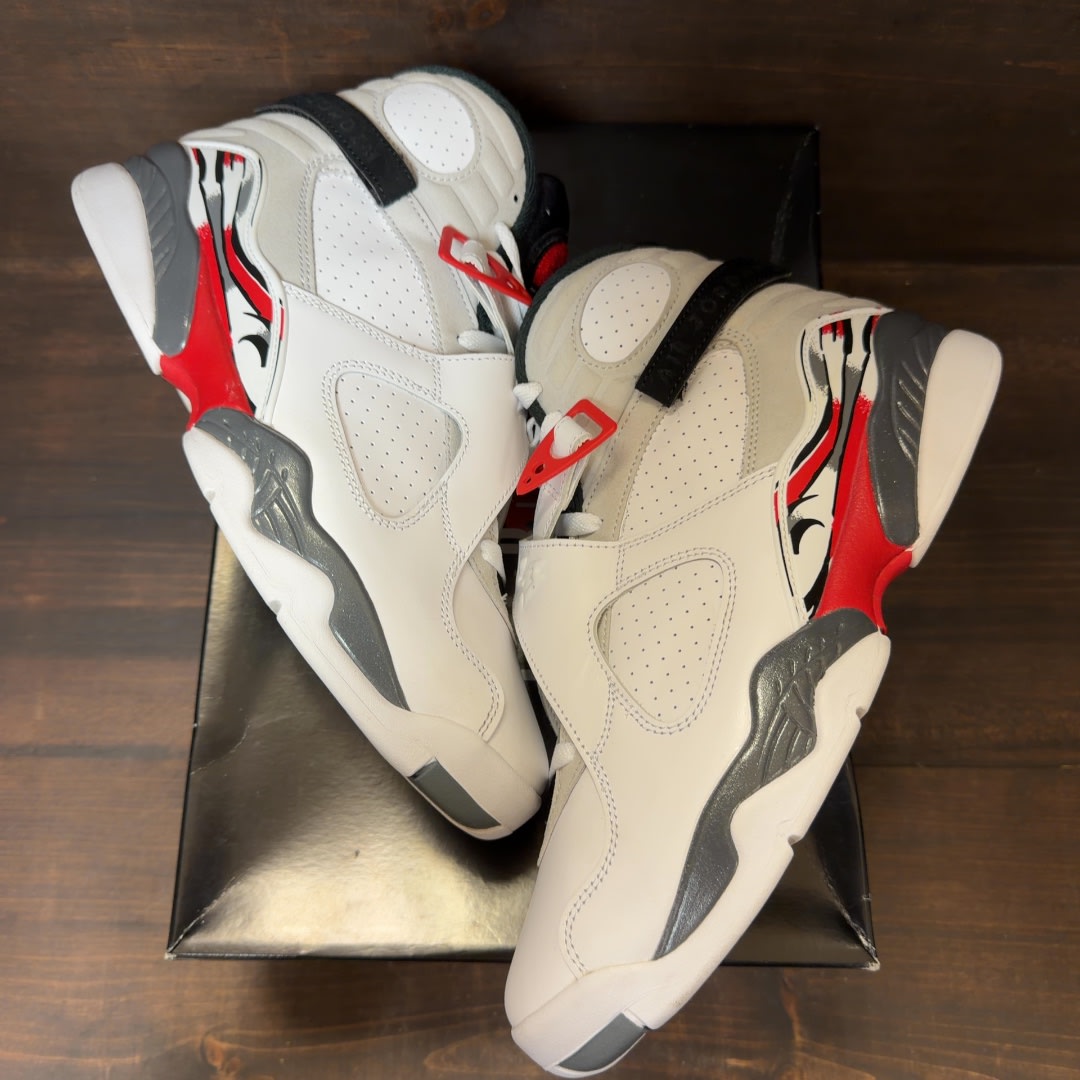 Jordan 8 Retro White True Red (2025) - Image 2