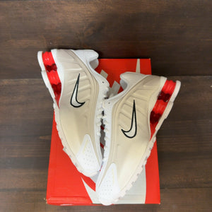 Nike Shox R4 White Phantom Picante Red (GS) - Image 2