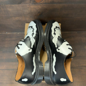 Dr. Martens 1461 3-Eye Shoe Supreme Skull Black White - Image 6