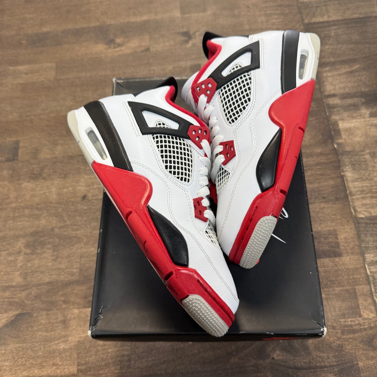 Fire Red Jordan 4 (GS) (USED)