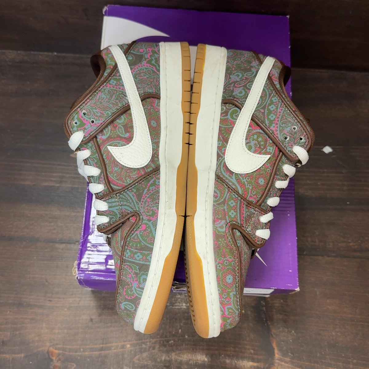 Nike SB Dunk Low Pro Paisley Brown Size 10 (Pre-Owned) - aux