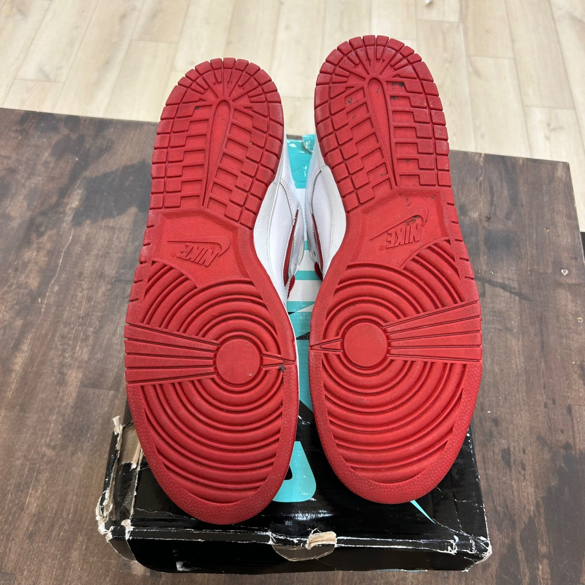 Nike SB Dunk Low Supreme Jewel Swoosh Red - Image 5