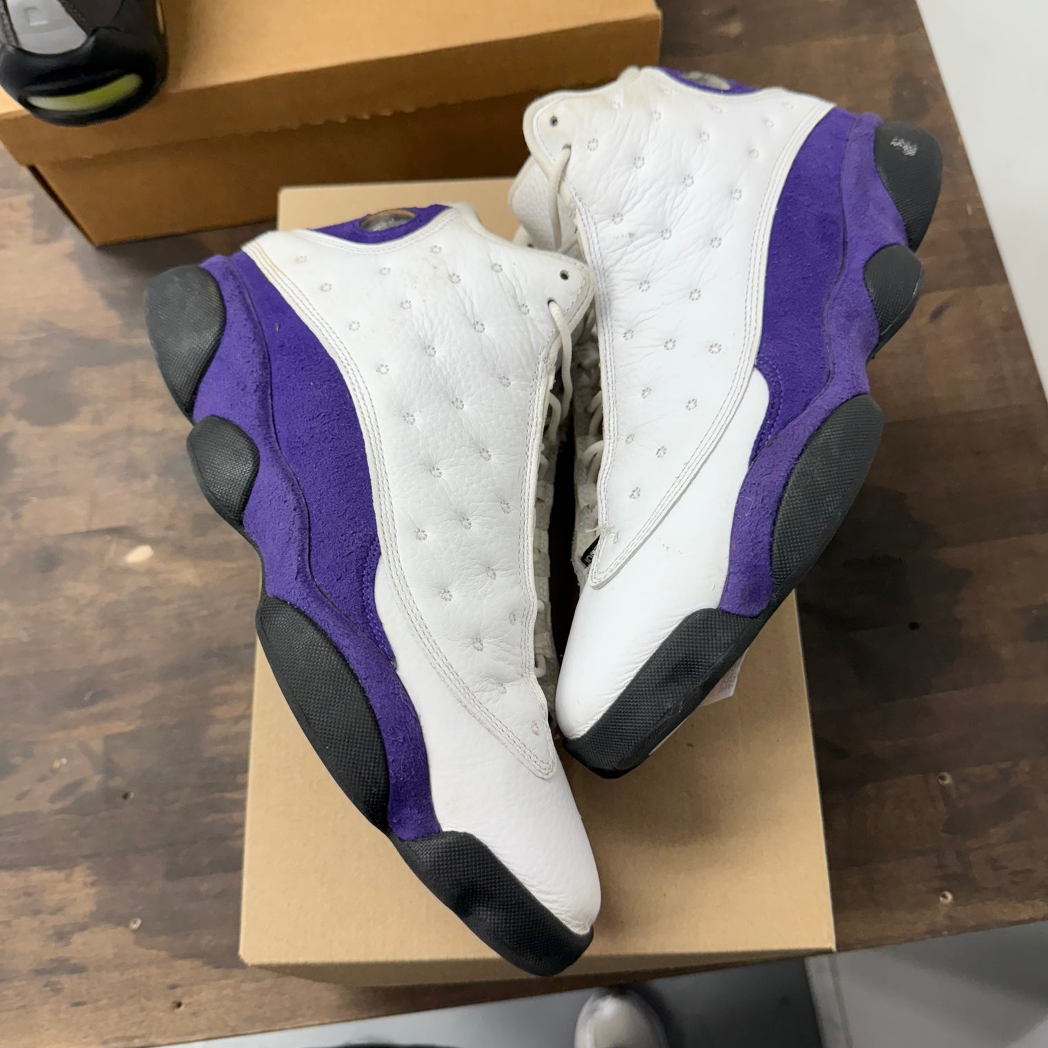Lakers Jordan 13 Retro (B-Grade) (USED, No Box)