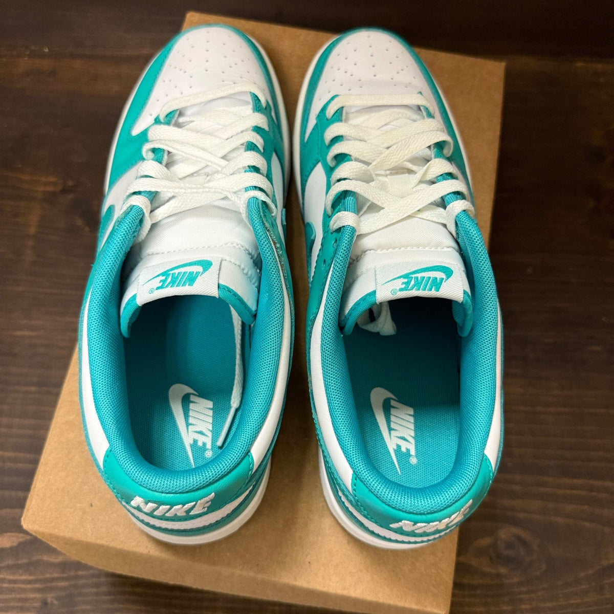 Nike Dunk Low Clear Jade Size 11 (Pre-Owned) - Image 5