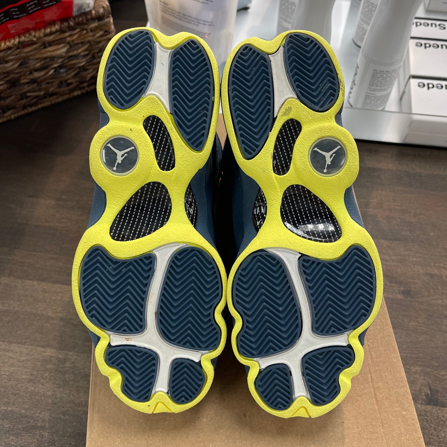 Squadron Blue Jordan 13 (GS) (USED, No Box)