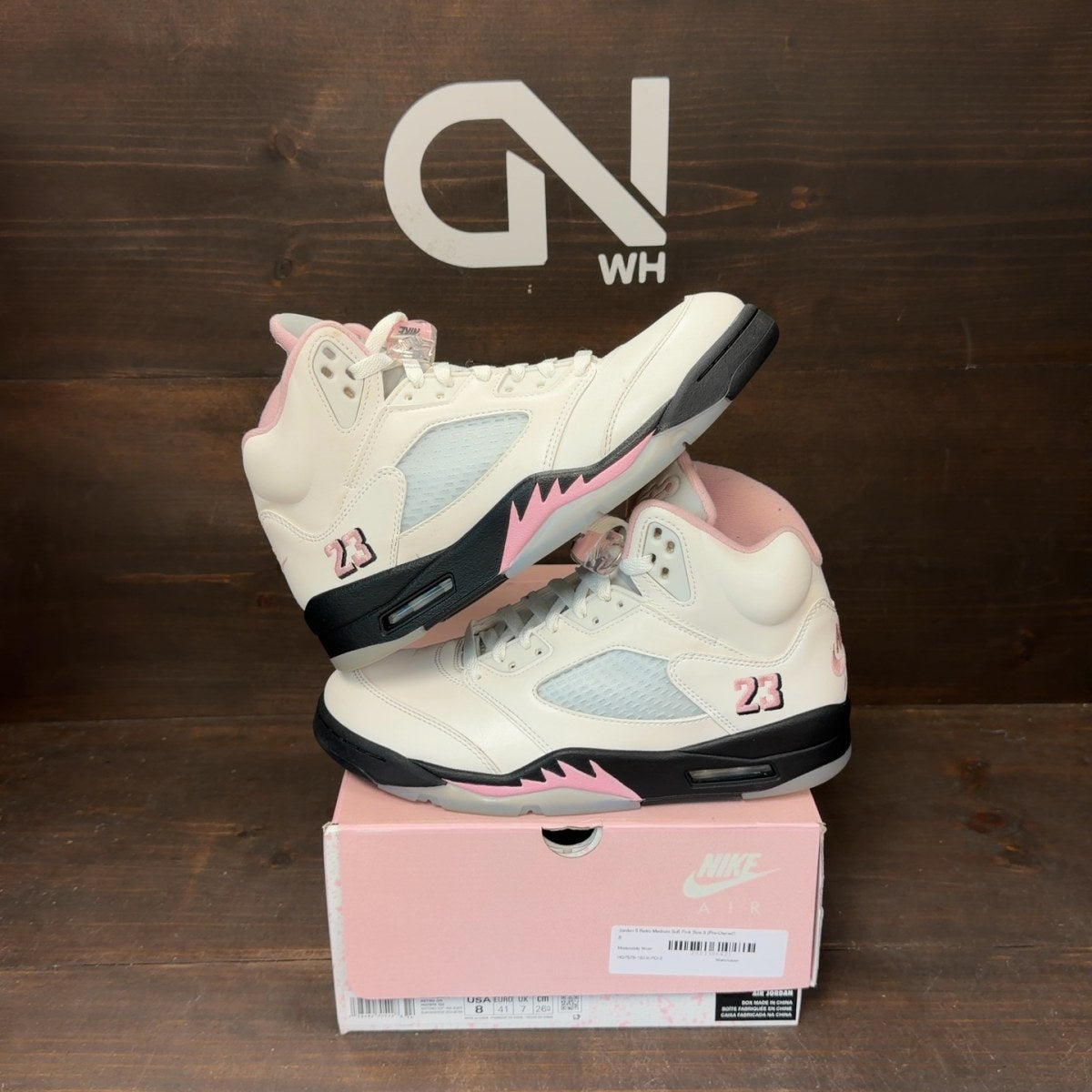 Jordan 5 Retro Medium Soft Pink - Image 1