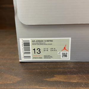 Jordan 14 Retro Ferrari (2025) Size 13 (Pre-Owned) - aux